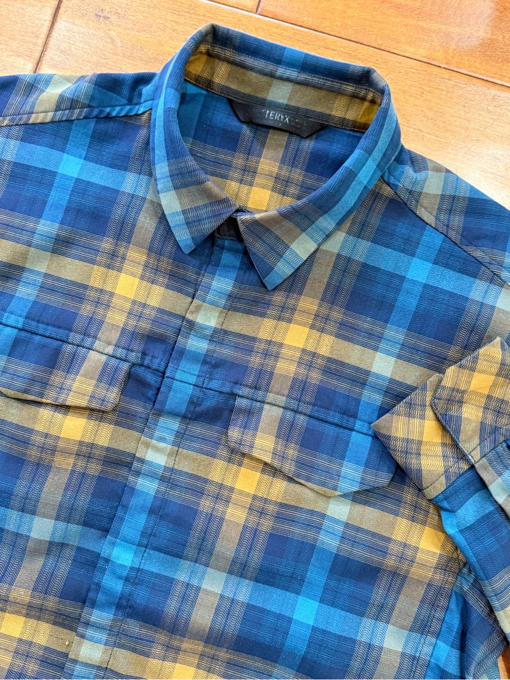 Arc'teryx Gryson Long Sleeve Plaid Flannel Snap Button Up - L